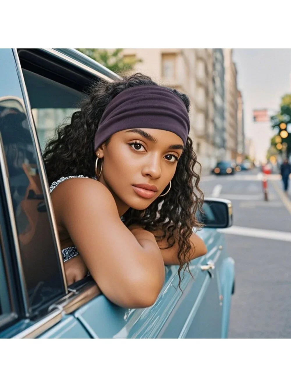 Women's 6 Packs Stretch Wide Headband Turban Running Yoga Hairband Accessories - Picture 6 of 6